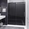 Anzzi Leon 60 in. x 76 in. Tinted Sliding Shower Door in Brushed Nickel SD-AZ8077-02BNT - alternate 1